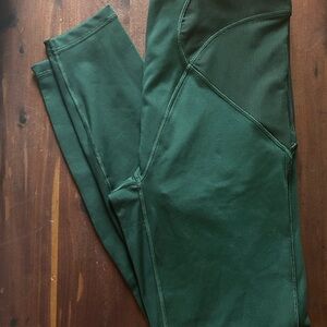 Savage X Fenty High-Waisted Green Leggings – Butt-Lifting, Curve-Hugging, Size M